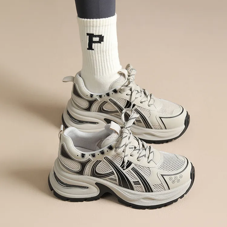 JOSINY Platform Athletic Shoes Chunky Sneakers Women's-2