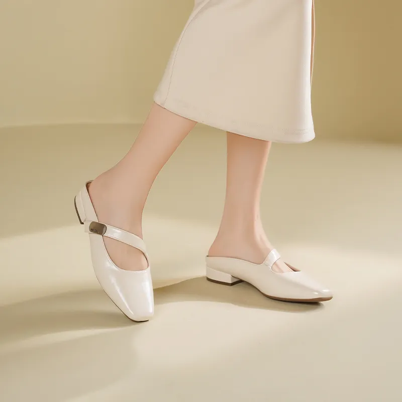 JOSINY Rubber Sole Wrap toe Slippers Women's-5