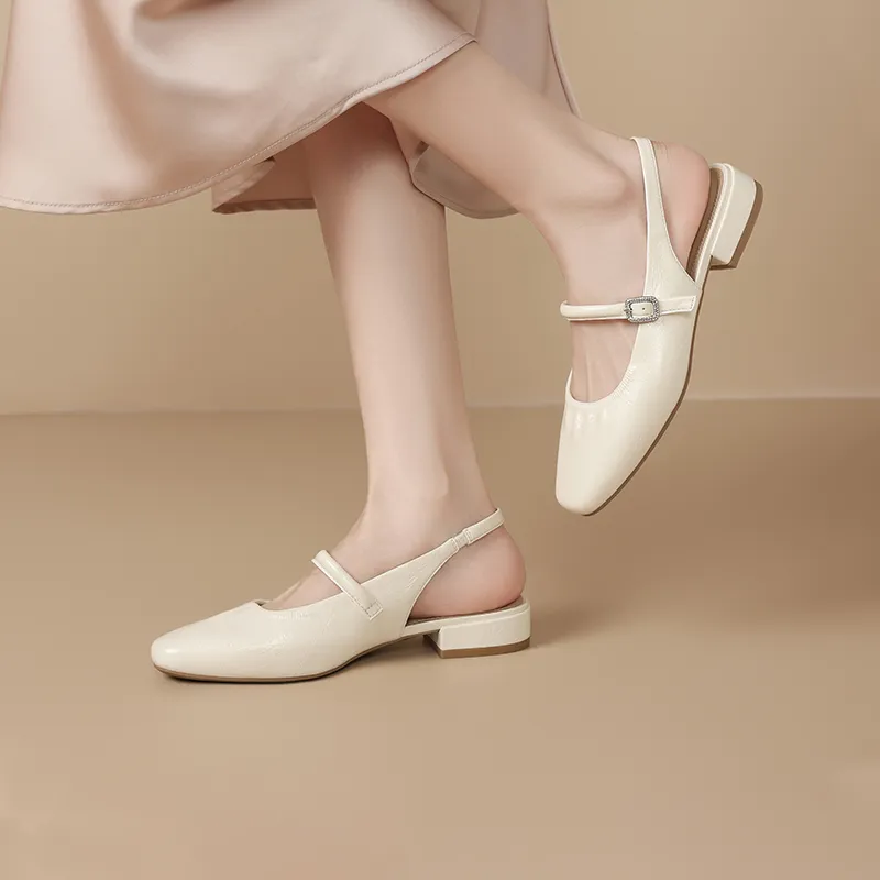 JOSINY Casual Single Shoes Women's Ecru-2