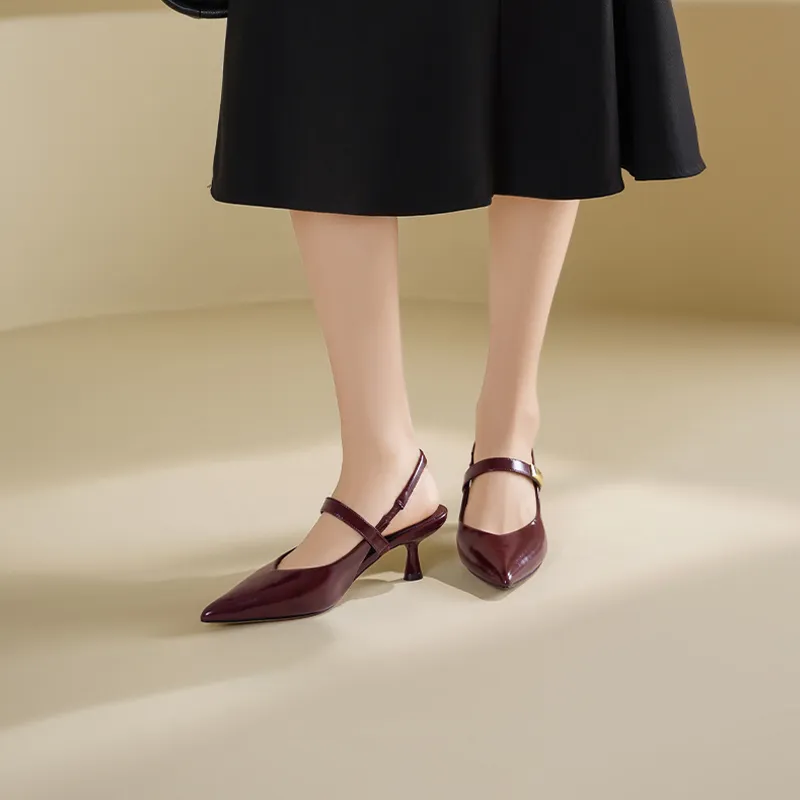 JOSINY Slim Heel High Heels Women's-13
