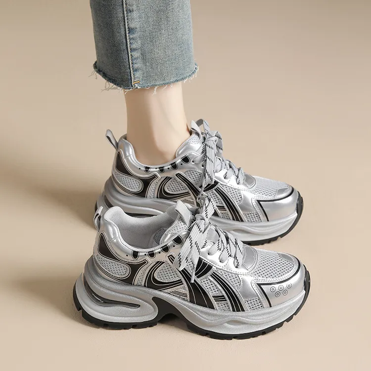 JOSINY Platform Athletic Shoes Chunky Sneakers Women's-11