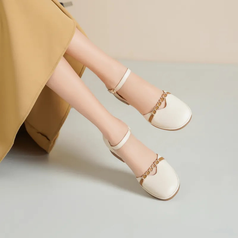 JOSINY Casual Single Shoes Women's Ecru-2