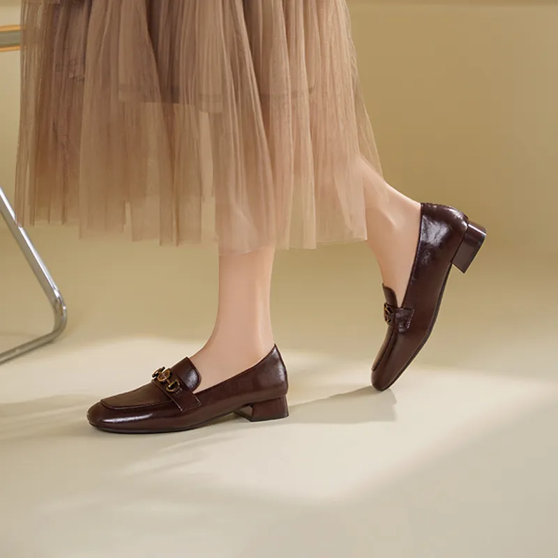 JOSINY Loafers Women's Brown-7