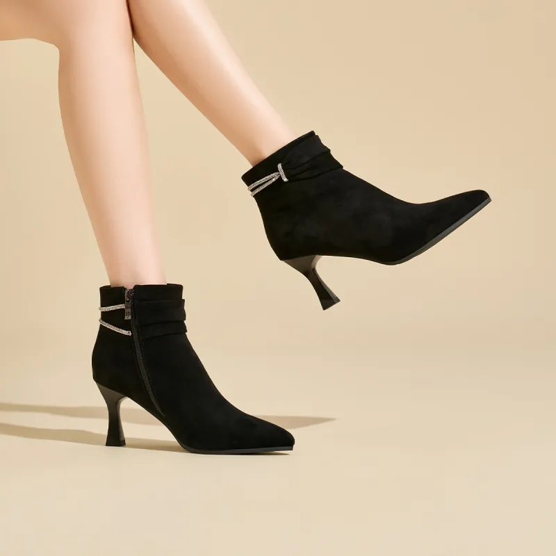 JOSINY Ankle Boots Women's Black-4