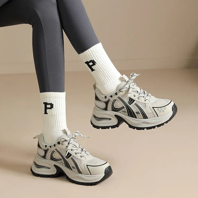 JOSINY Platform Athletic Shoes Chunky Sneakers Women's-1