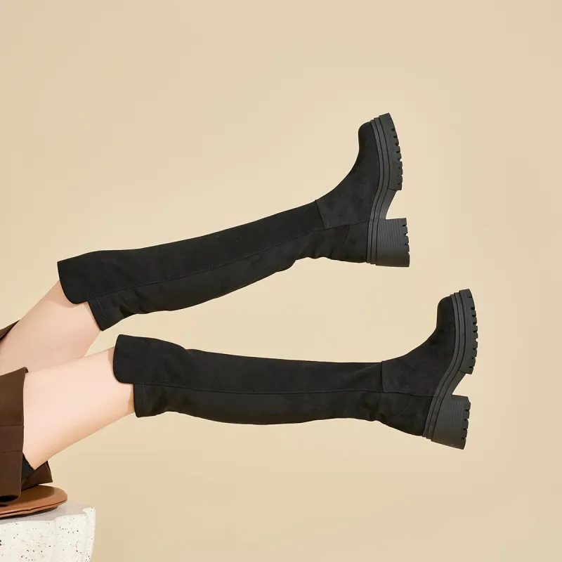 JOSINY Over the knee Boots Women's-4