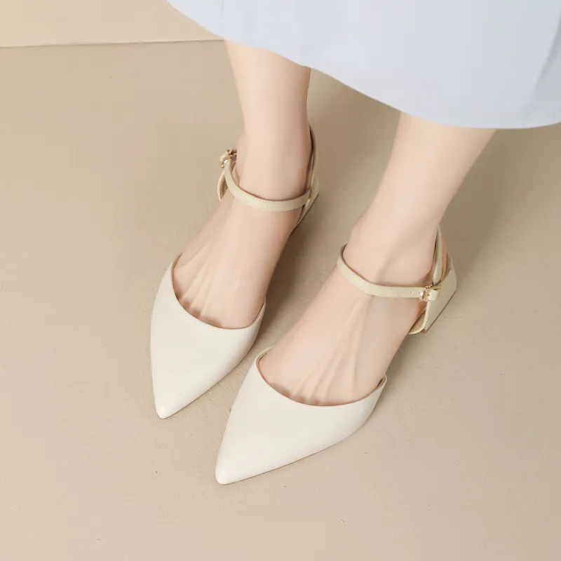 JOSINY Chunky Heel High Heels 4.5cm Women's-1