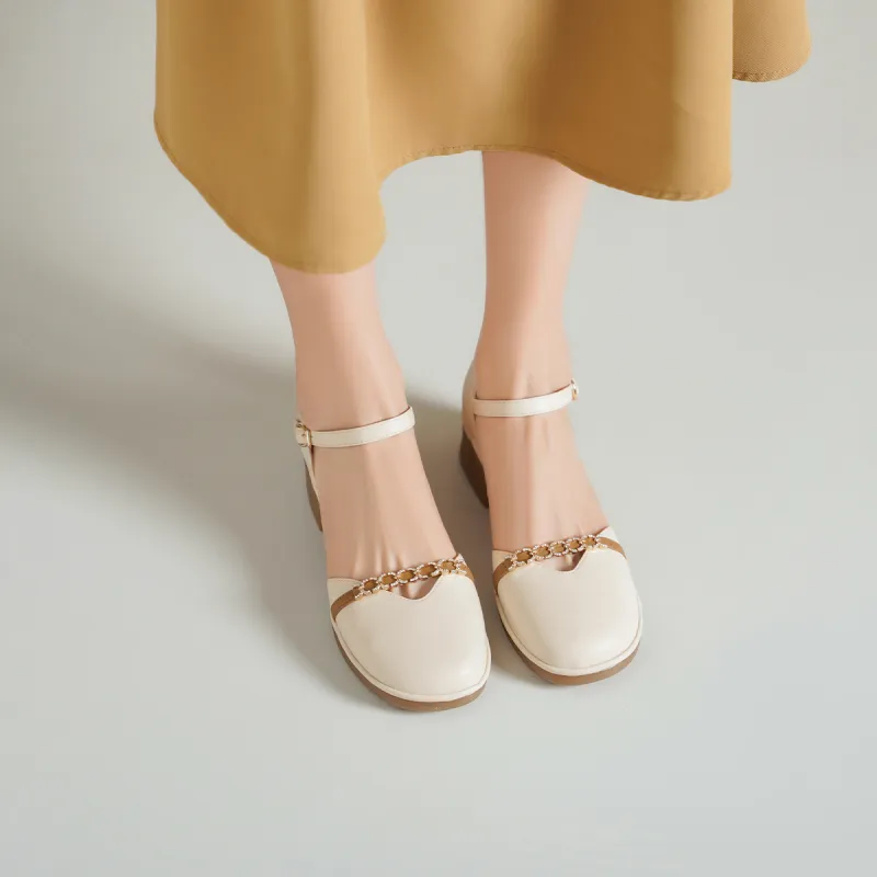 JOSINY Casual Single Shoes Women's Ecru-5