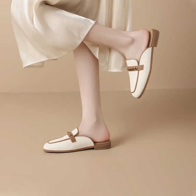 JOSINY Rubber Sole Abrasion Resistant Closed Toe Slippers Women's-4