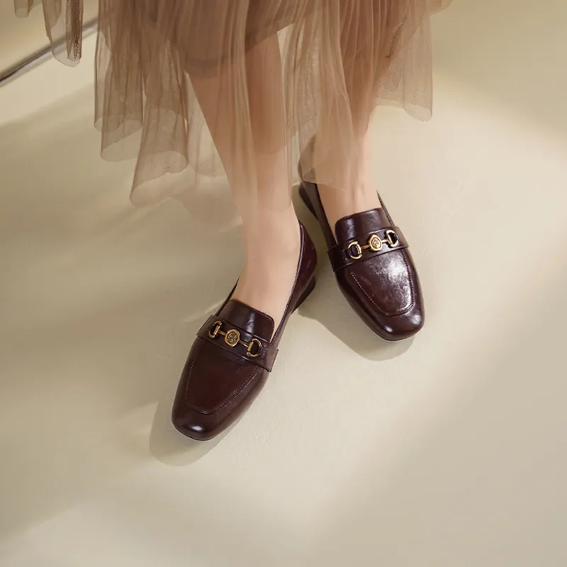 JOSINY Loafers Women's Brown-8