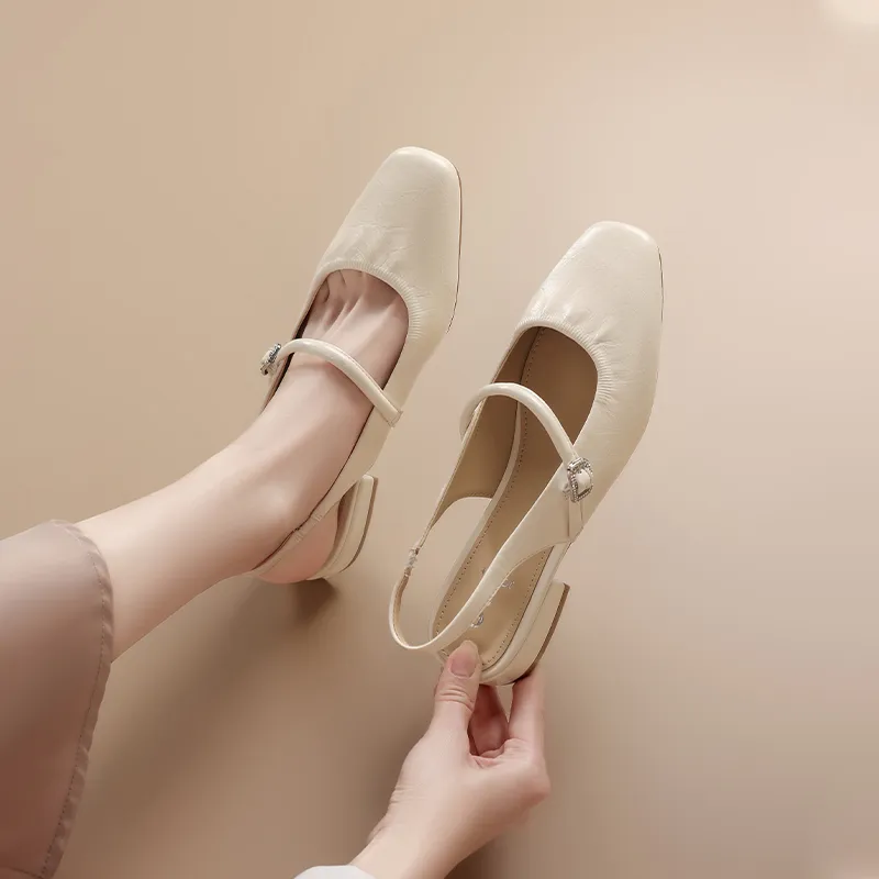 JOSINY Casual Single Shoes Women's Ecru-6