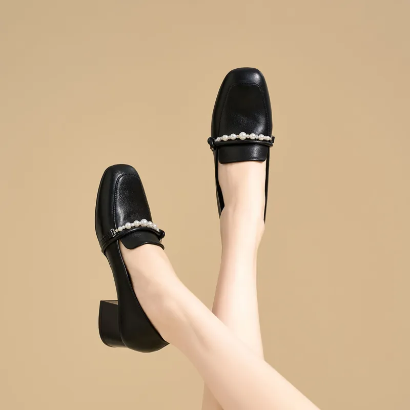 JOSINY Loafers Women's Ecru/Black-8