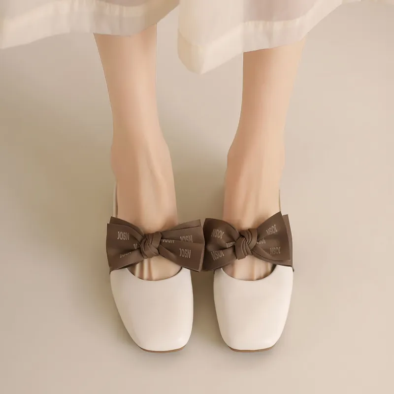 JOSINY Wrap toe Slippers Women's Beige Brown-2