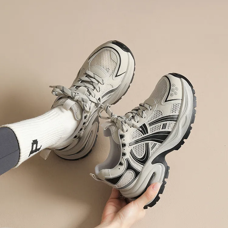 JOSINY Platform Athletic Shoes Chunky Sneakers Women's-4