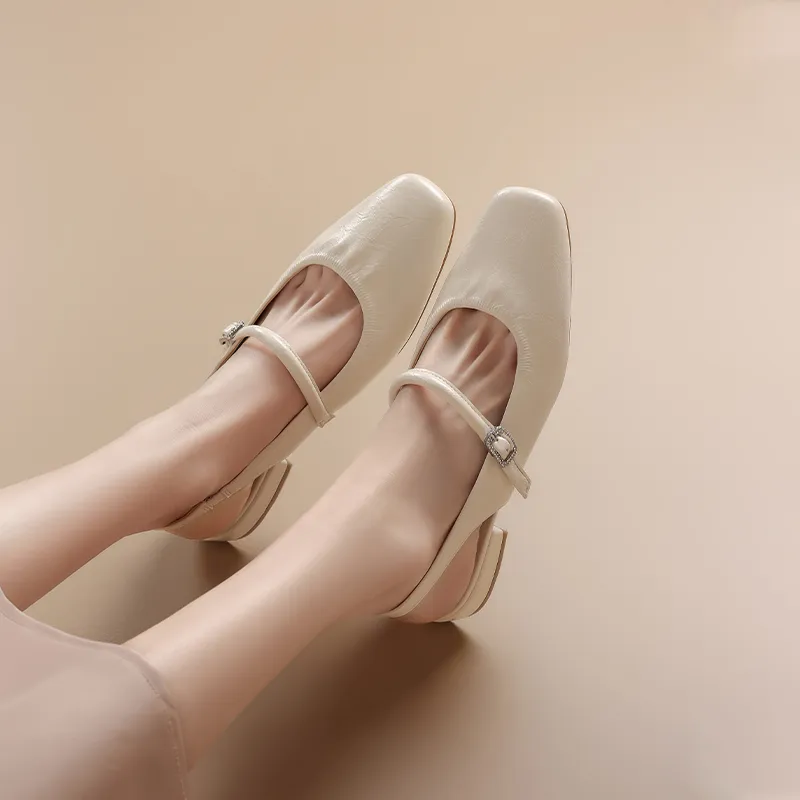 JOSINY Casual Single Shoes Women's Ecru-5