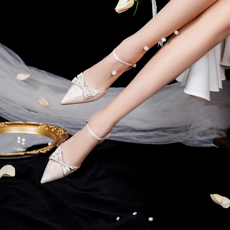 JOSINY High Heels Women's Rose Gold-2