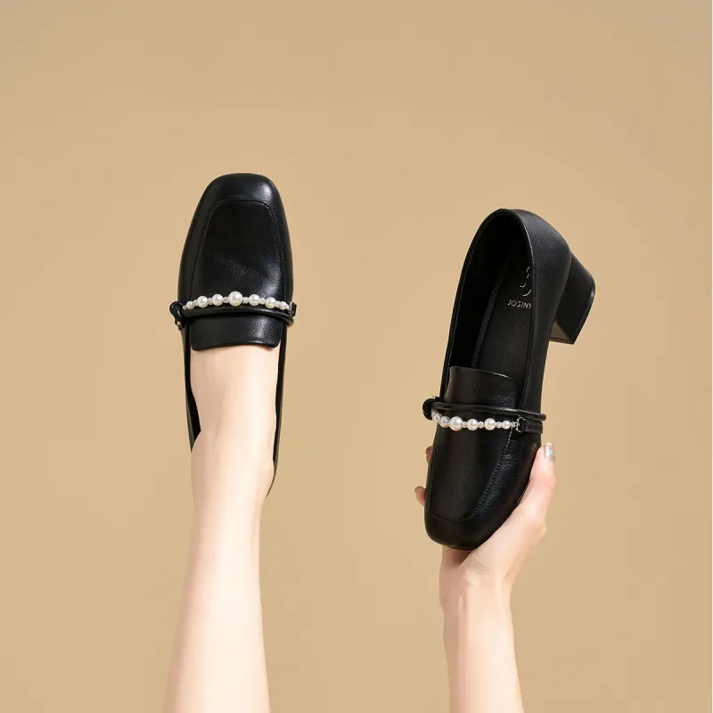 JOSINY Loafers Women's Ecru/Black-9