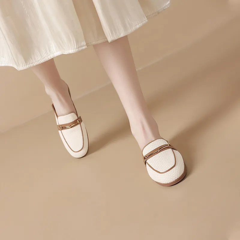 JOSINY Rubber Sole Abrasion Resistant Closed Toe Slippers Women's-5