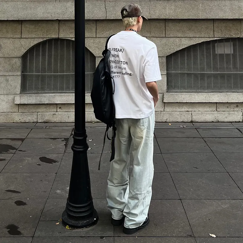 HOKLV Jeans Unisex-3