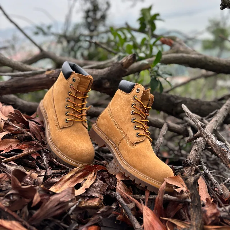 ROCKEY BAND Outdoor Waterproof Yellow Boots Men's Yellow-8