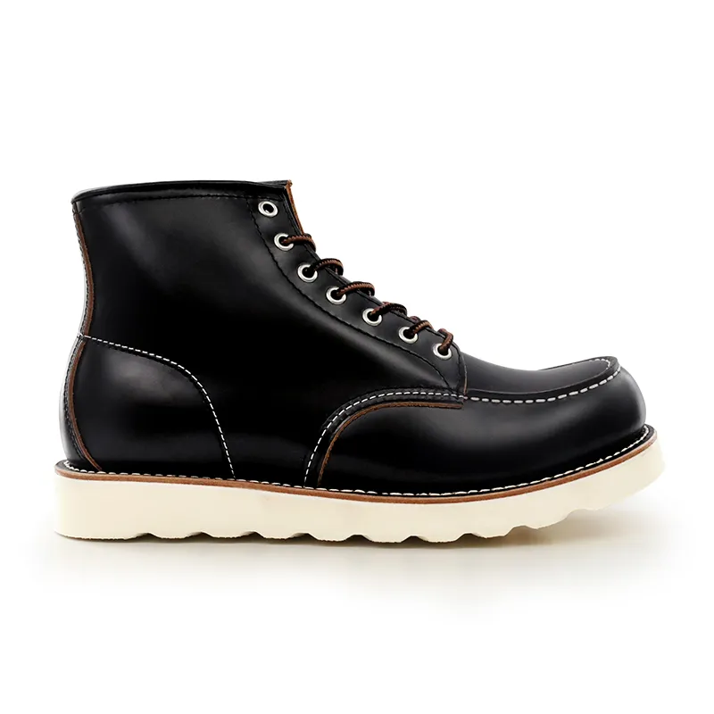 ROCKEY BAND Classic 875 Work Boots Durable Breathable Coverage High Top Outdoor Shoes Men's Black-2