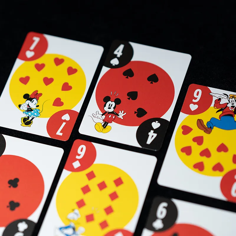 BICYCLE x Disney Floral Cut Theme Collection, Mickey Mouse And Friends Playing Cards Poker Cards-2