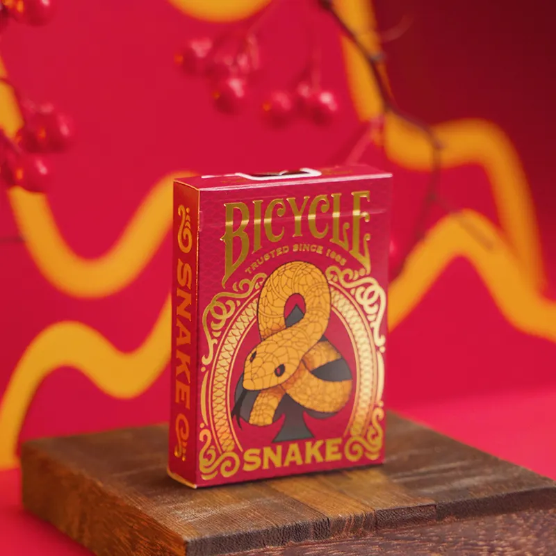 BICYCLE Bicycle Year Of The Snake Luck Red Theme Snake Playing Cards Poker Cards-1