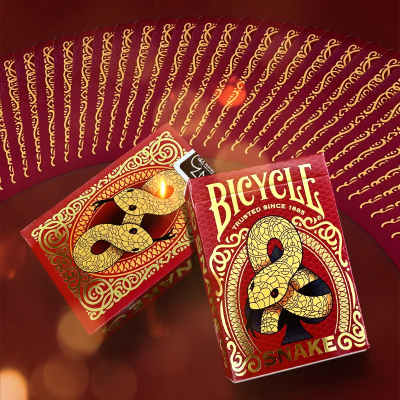 BICYCLE Bicycle Year Of The Snake Luck Red Theme Snake Playing Cards Poker Cards-2