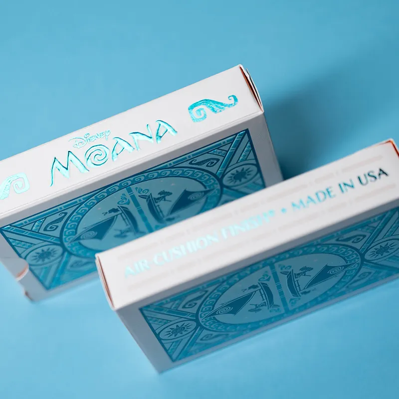 BICYCLE Collaboration Disney Entertainment Flower Cut Theme Ocean Adventure Moana Poker Cards-2