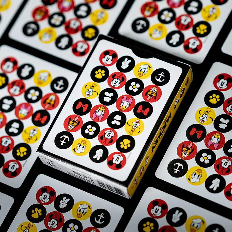 BICYCLE x Disney Floral Cut Theme Collection, Mickey Mouse And Friends Playing Cards Poker Cards-1