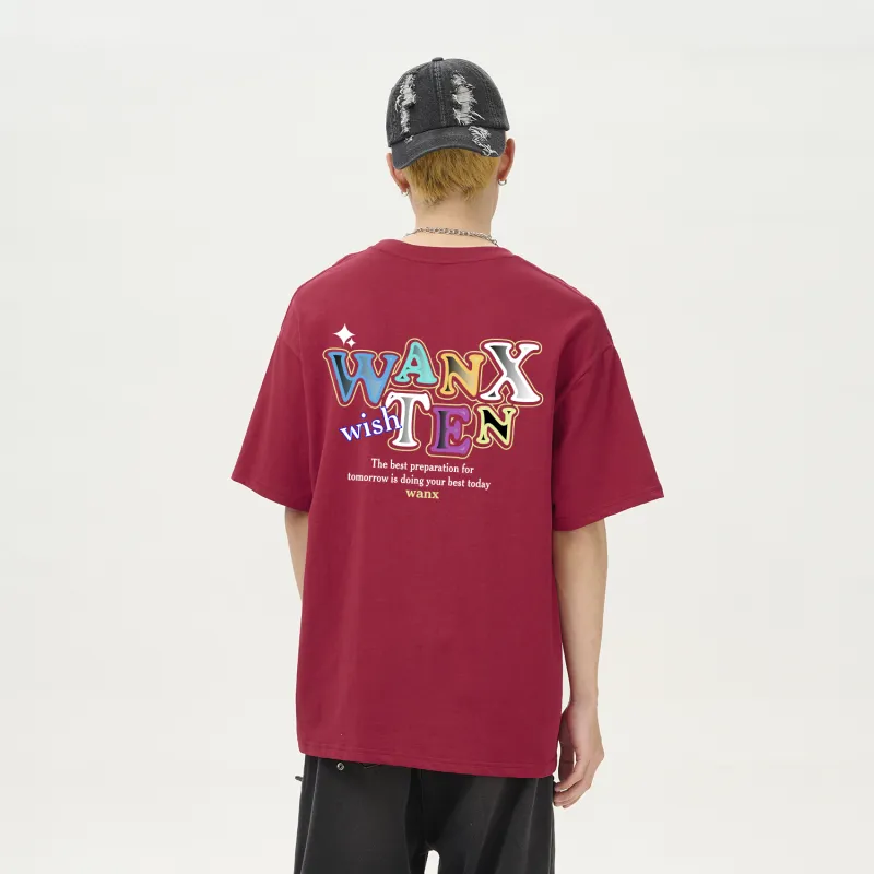 WANX Short Sleeved T Shirts Unisex-8