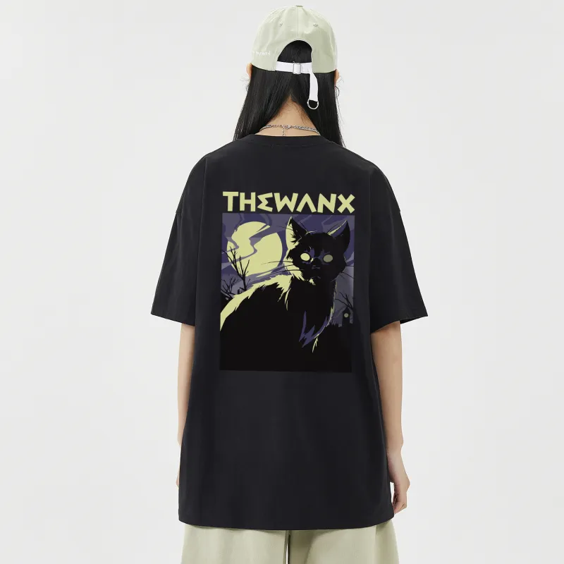 WANX Short Sleeved T Shirts Unisex-2