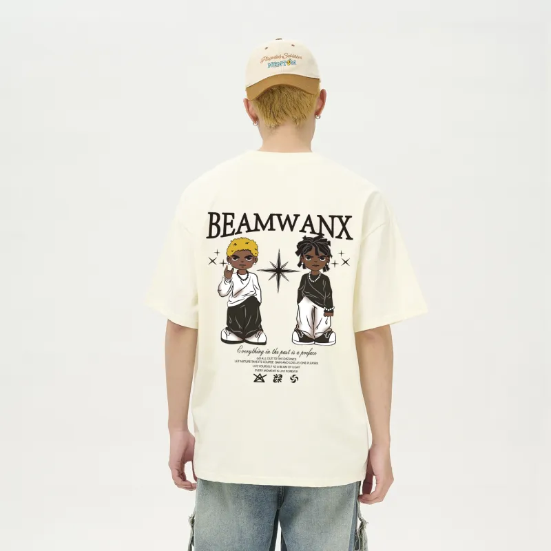 WANX Short Sleeved T Shirts Unisex-17
