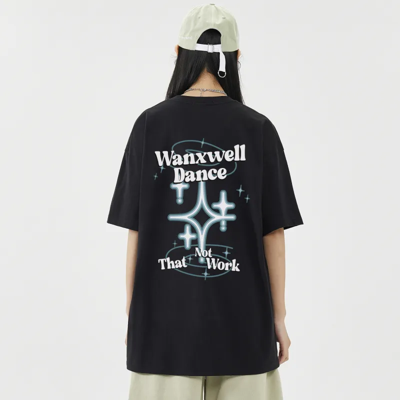 WANX Drop Shoulder Sleeve T Shirt Unisex-2