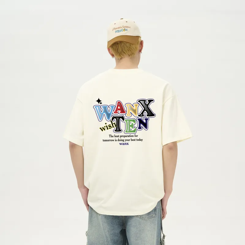 WANX Short Sleeved T Shirts Unisex-11