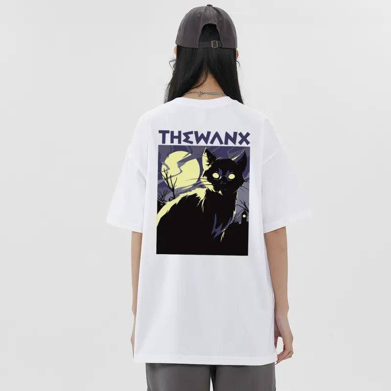 WANX Short Sleeved T Shirts Unisex-5