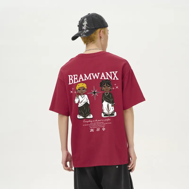 WANX Short Sleeved T Shirts Unisex-12