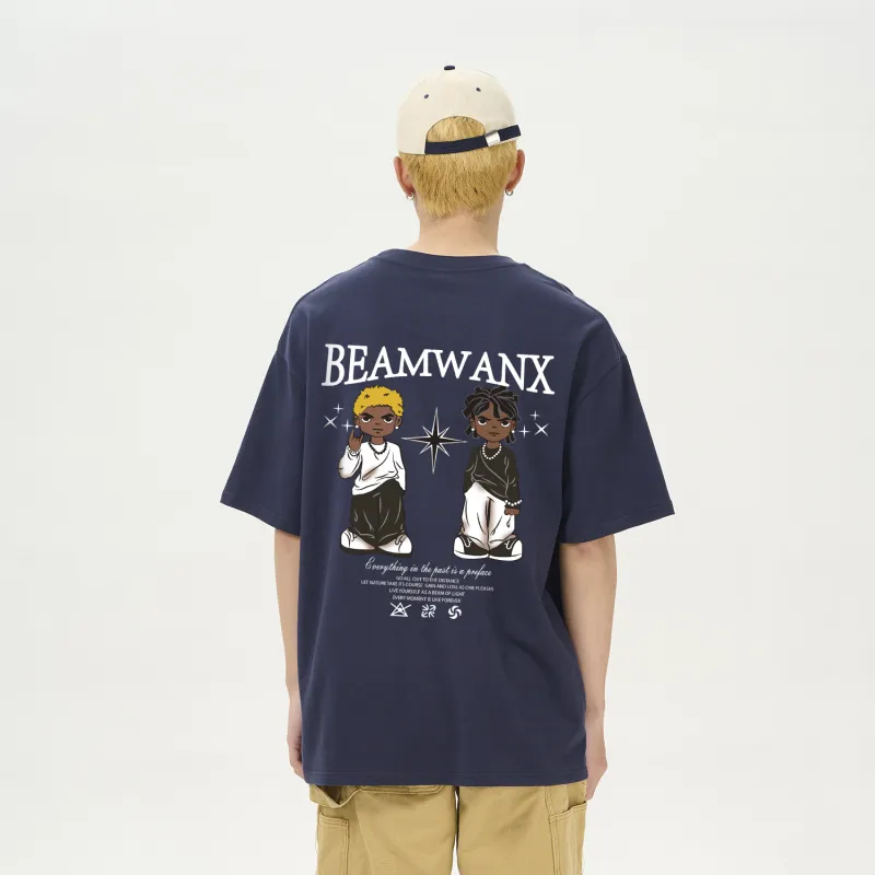 WANX Short Sleeved T Shirts Unisex-21