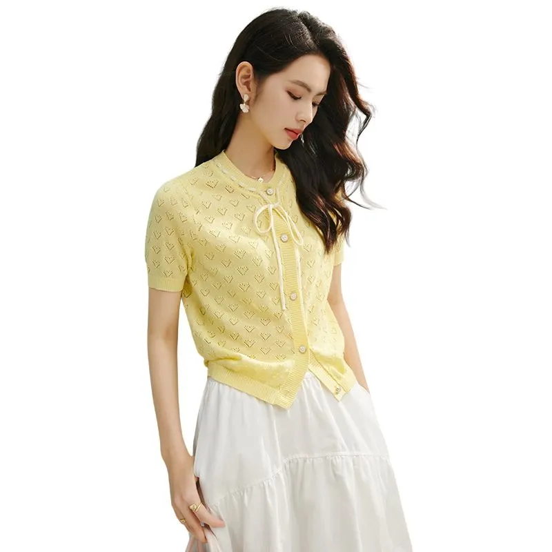 Late White SS25 Knitwear Women's-2
