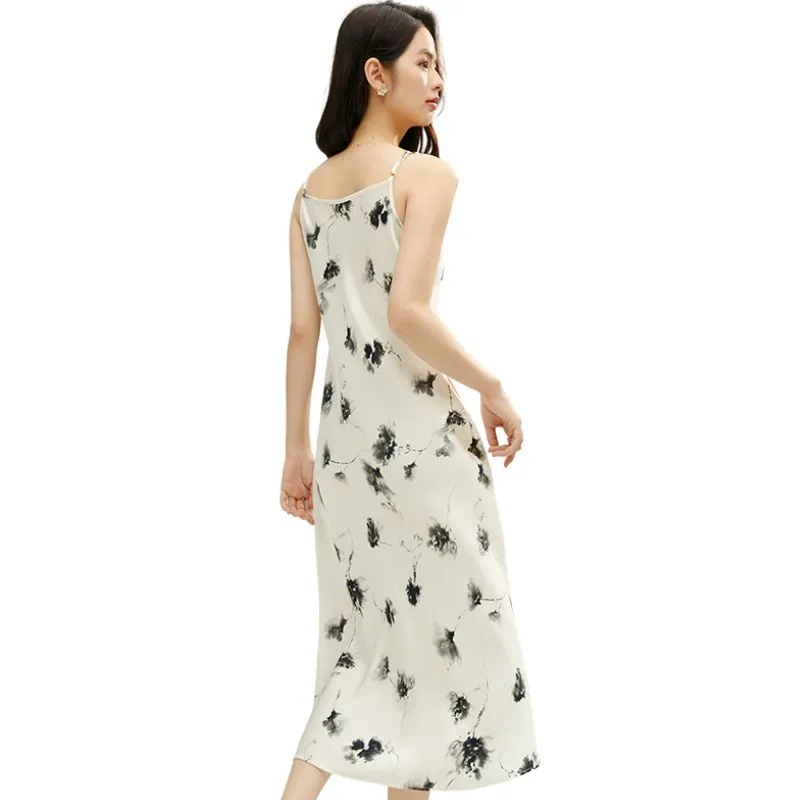 Late White Slip Dresses Women's Multicolor-3