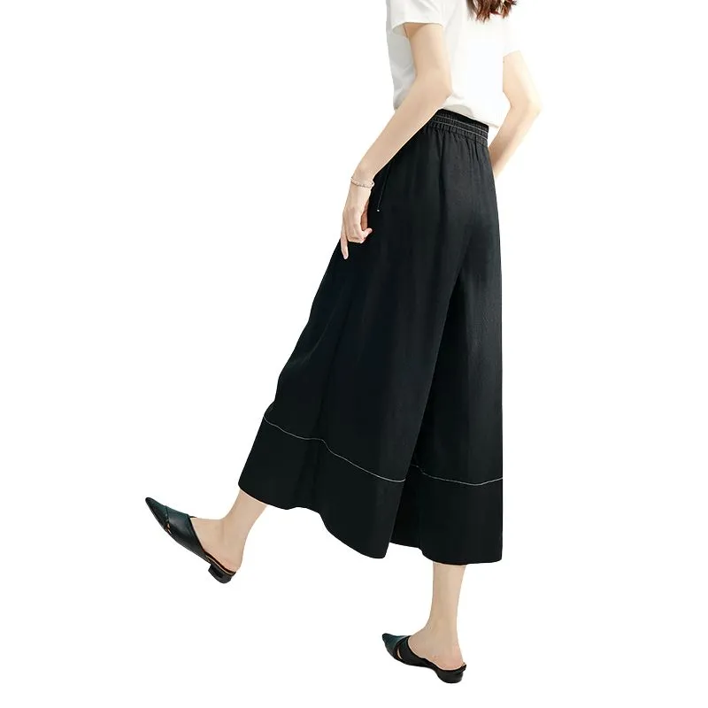 Late White Casual Pants Women's-3
