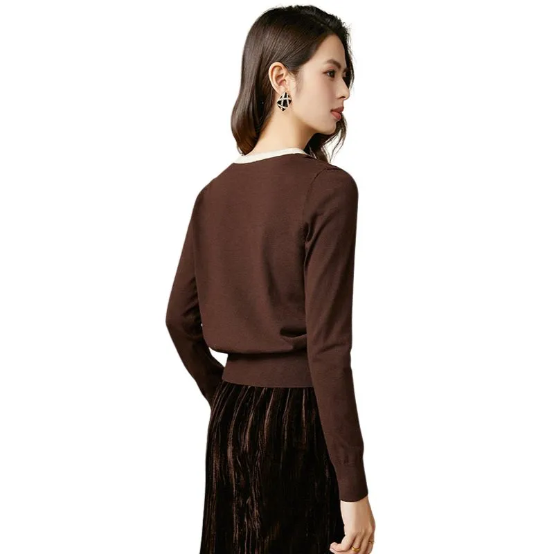 Late White Knitwear Women's Brown-0