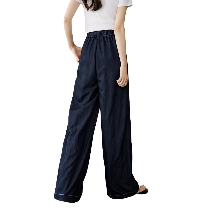 Late White Casual Pants Women's-3