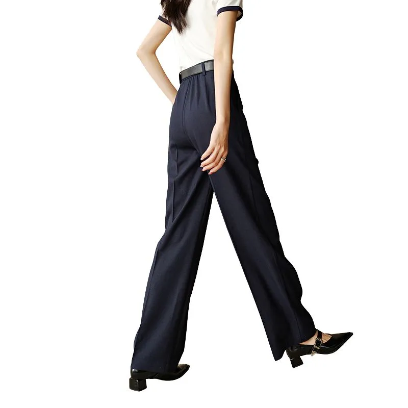 Late White Casual Pants Women's Dark Green-5