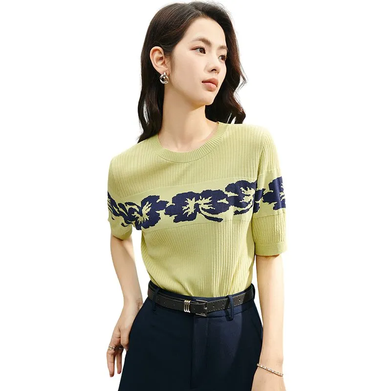 Late White Knitwear Women's Green-2