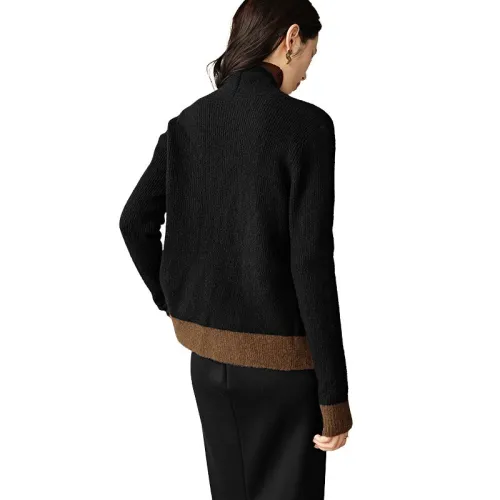 Late White Knitwear Women's Black