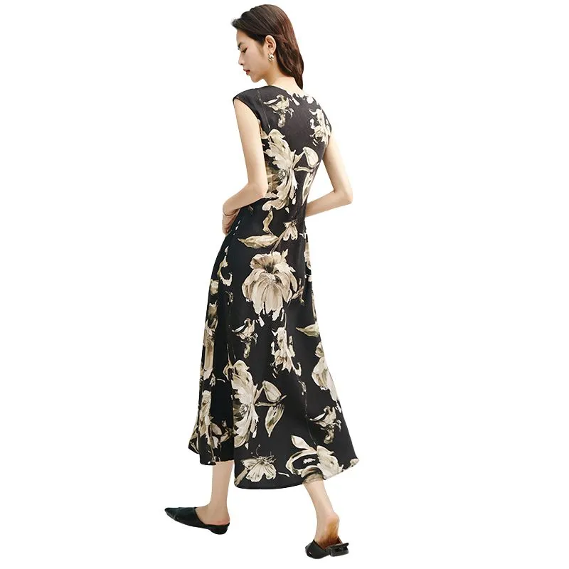 Late White Sleeveless Dress Women's-3