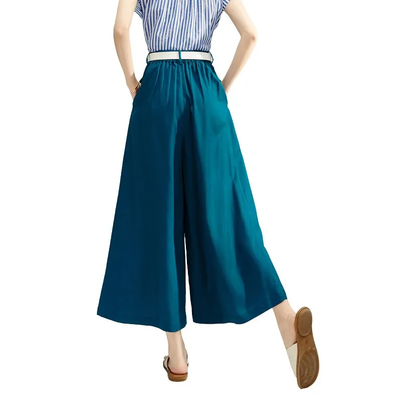 Late White Casual Pants Women's-3
