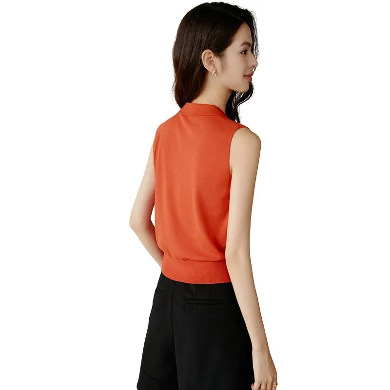 Late White Knitwear Women's Orange-3