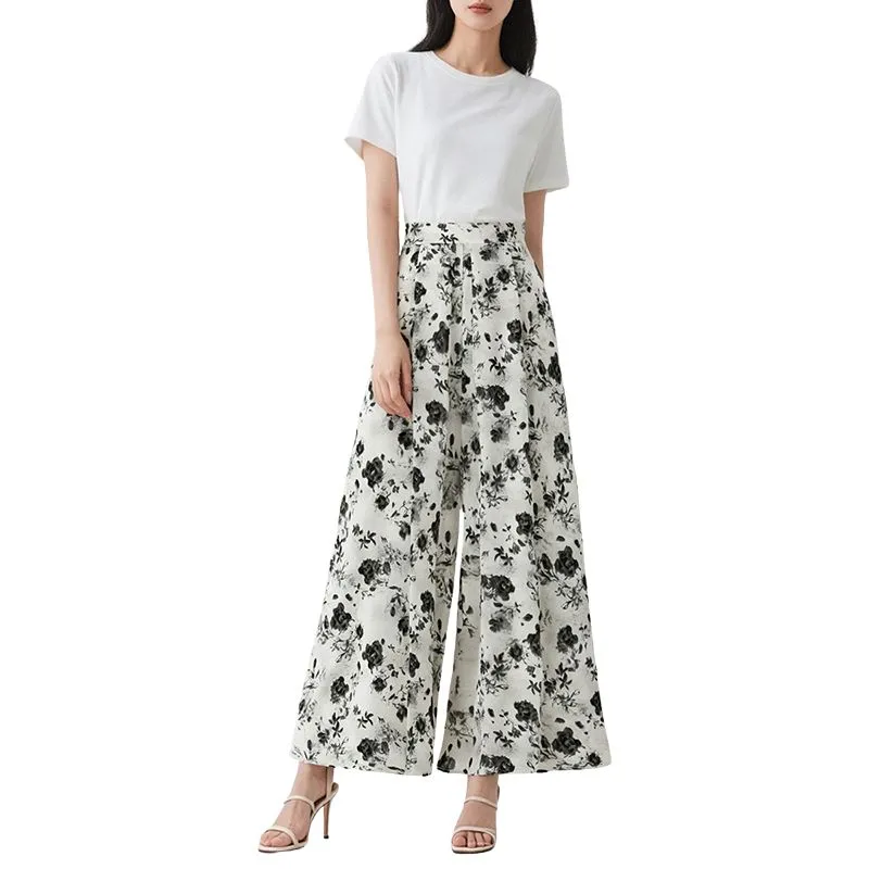 Late White Casual Pants Women's-2